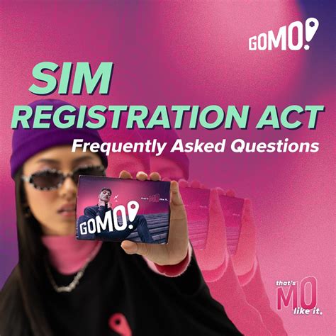 gomo sim registration act